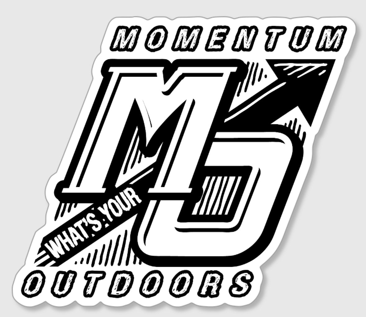 Large Momentum Outdoors Sticker