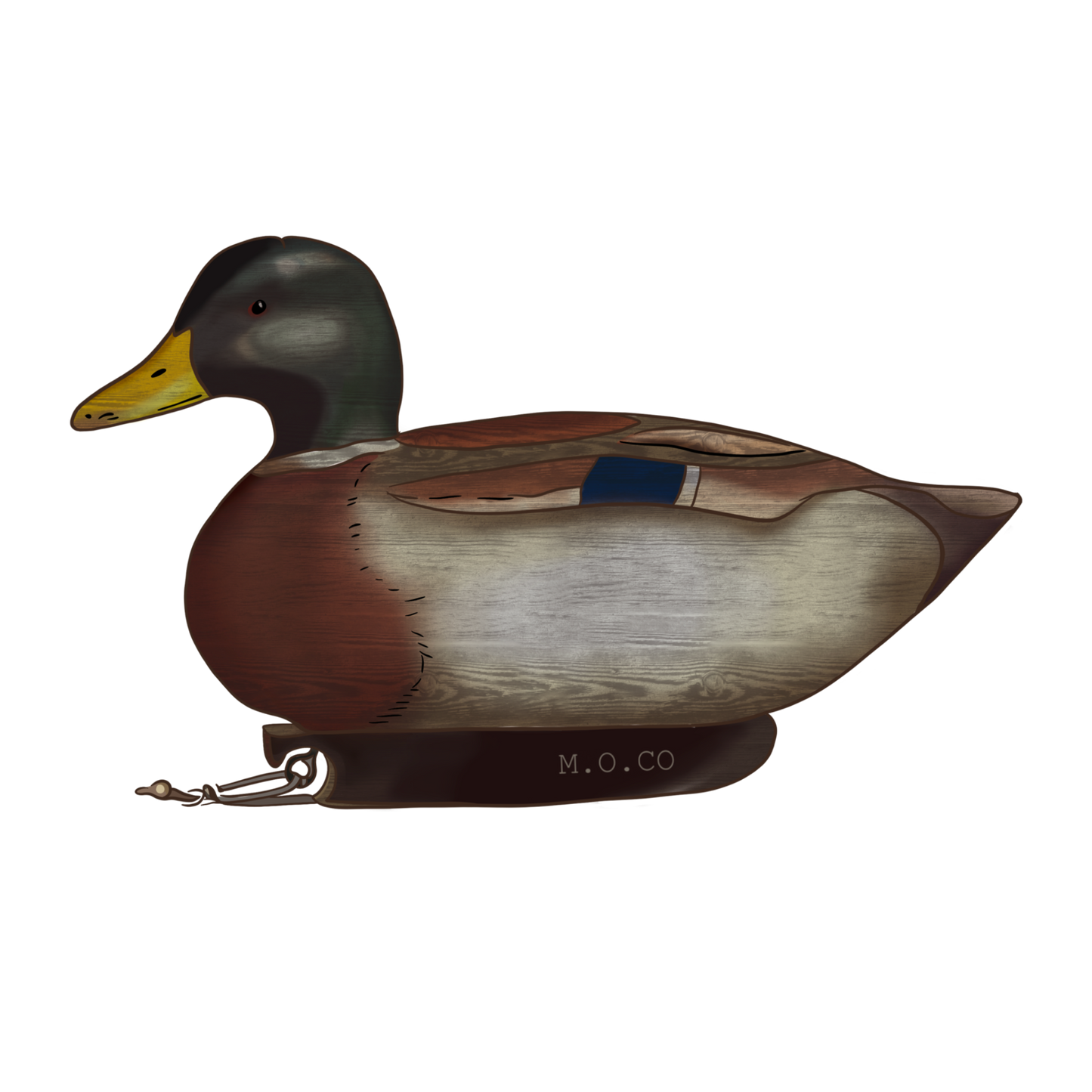 MO Co Mallard Decoy Sticker