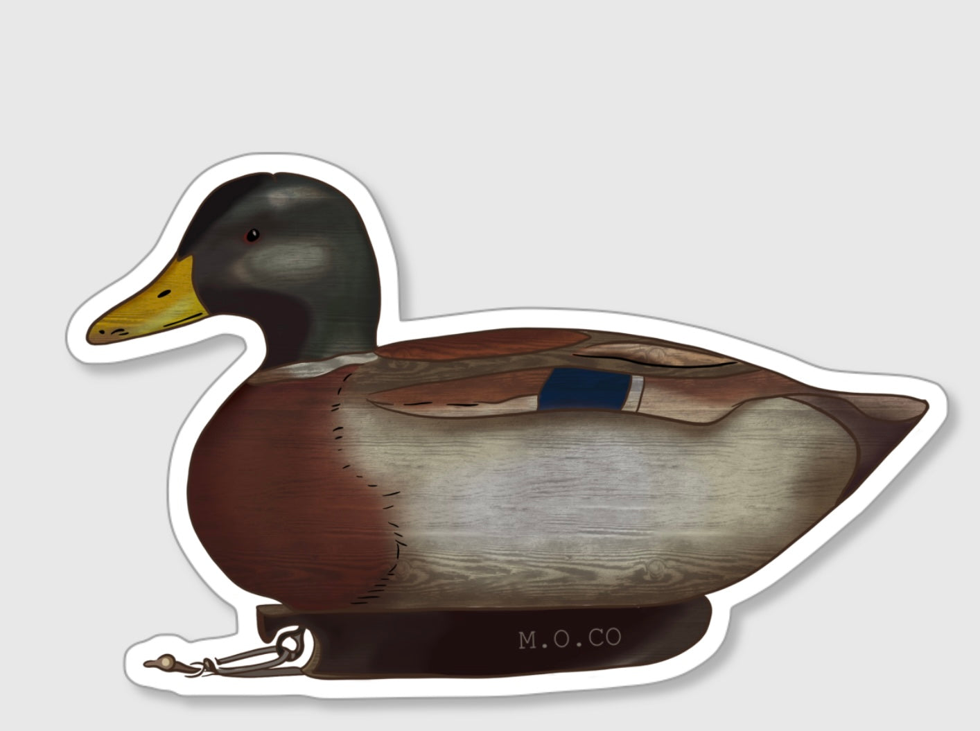 MO Co Mallard Decoy Sticker